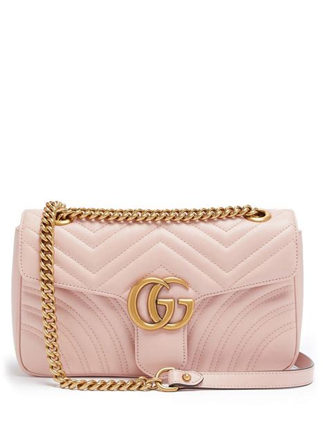 gucci gg marmont small leather shoulder bag pink|authentic Gucci Marmont small bag.